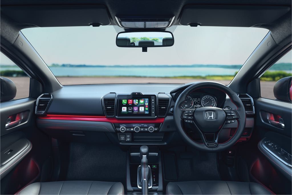 honda city facelift interior