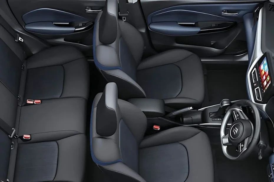 2026 Baleno facelift interior with expected larger touchscreen and digital cluster