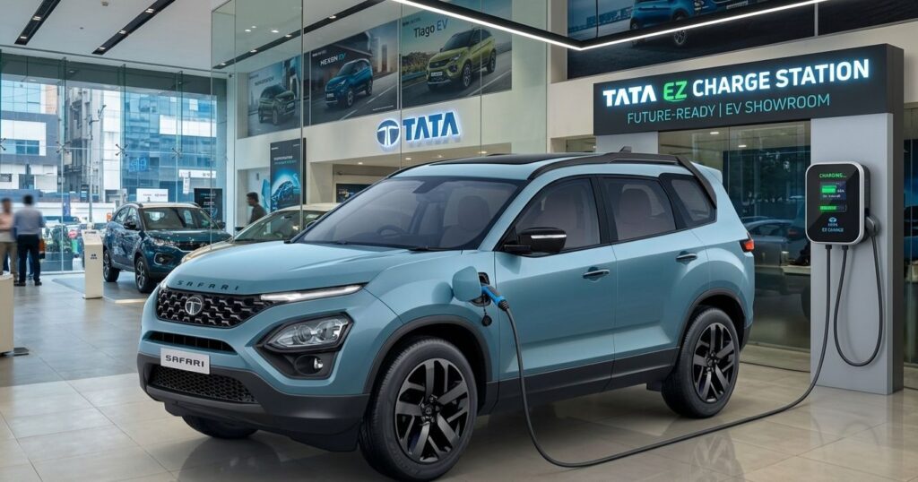 Tata Safari EV Coming Soon – A Bold Step Towards the Future of SUVs in India 1 Tata Safari EV