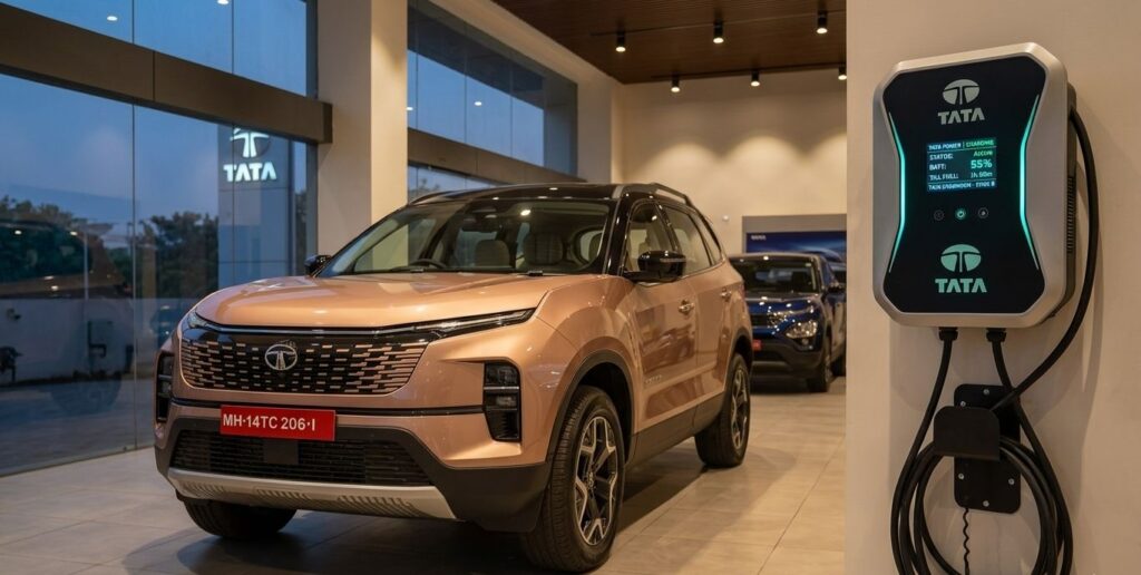 Tata Safari EV Coming Soon – A Bold Step Towards the Future of SUVs in India 2 Tata Safari EV